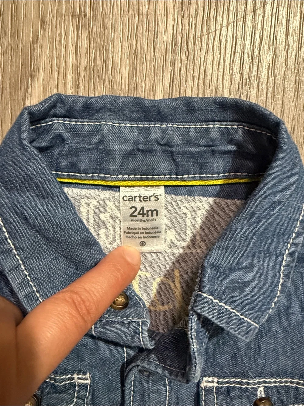 Carter's Little Boys Captain Chambray Jumpsuit, 24M